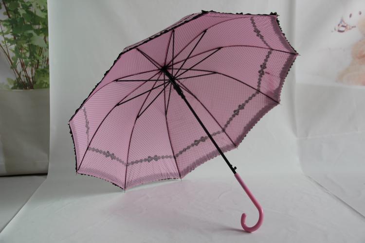 家居用品,母婴,玩具 日用百货 雨具 雨衣 自动直杆点点糖果色睛雨伞